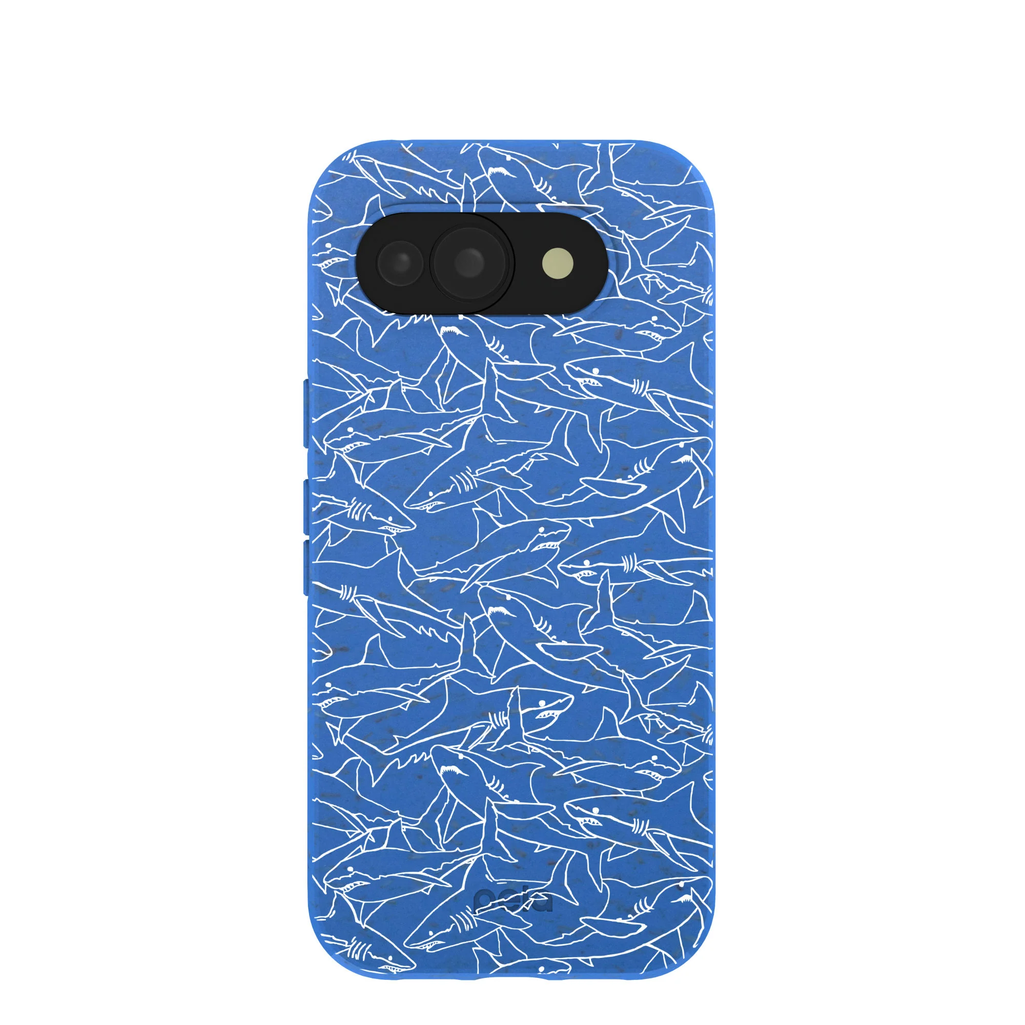 Electric Blue Shark Frenzy Google Pixel 10a Case