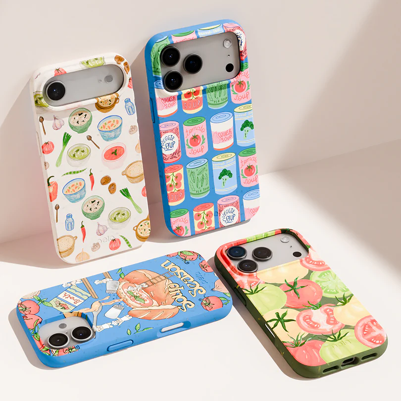 Electric Blue Soup Season iPhone 13 Pro Max Case - Image 11
