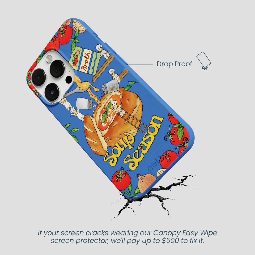 Electric Blue Soup Season iPhone 13 Pro Max Case - Image 5