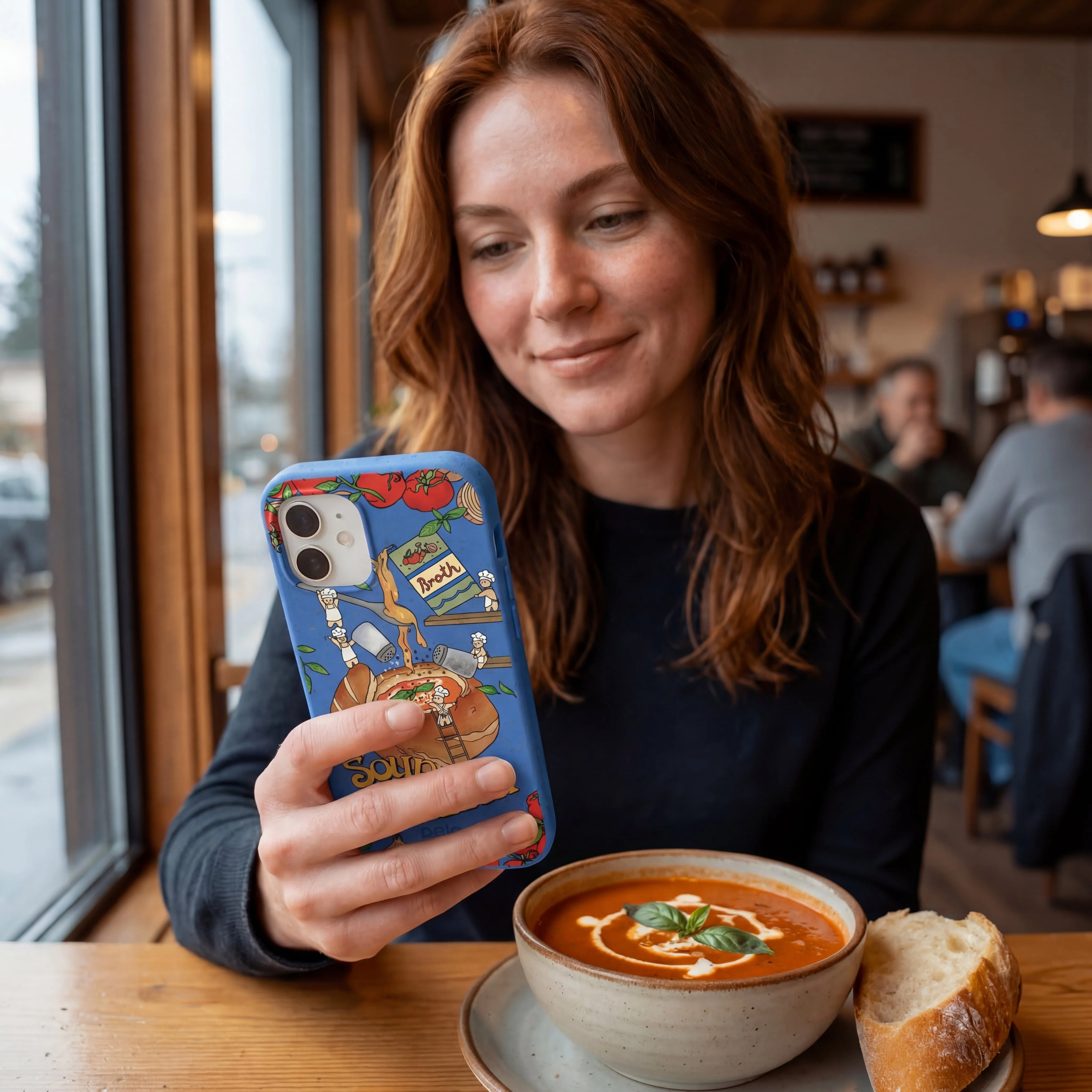 Electric Blue Soup Season iPhone Air Case - Image 2