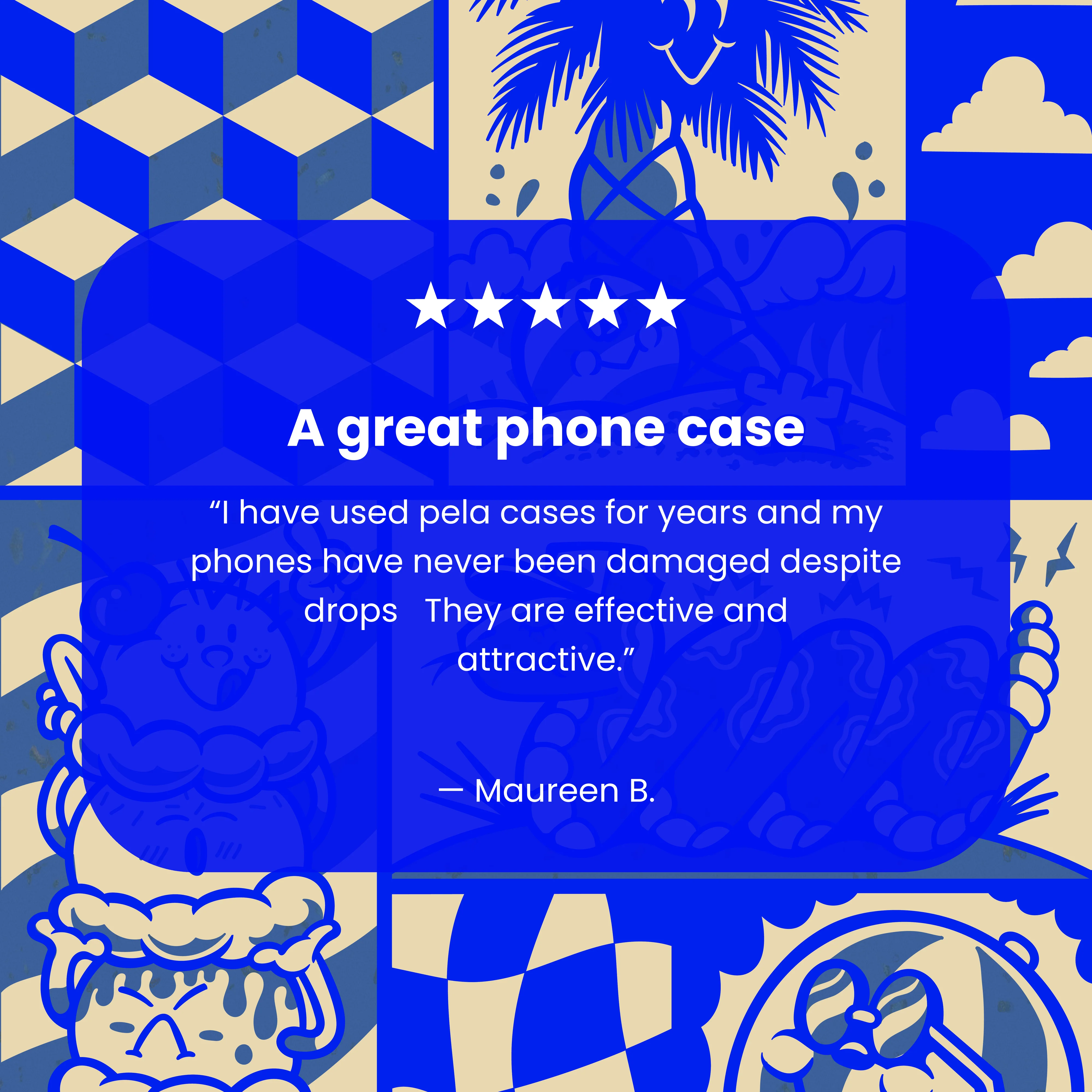 Electric Blue Summer Blues Google Pixel 9/9 Pro Case - Image 7