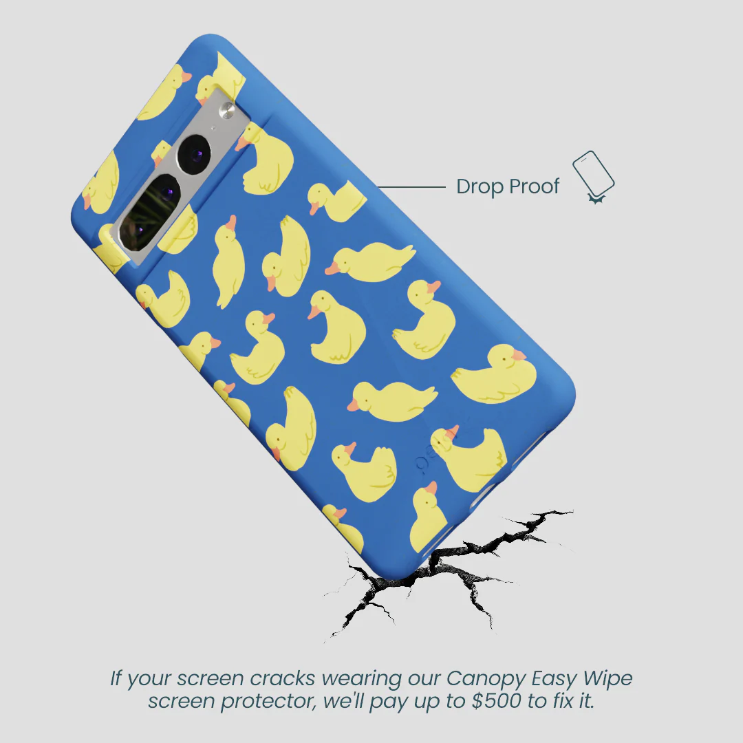 Electric Blue Sunny Ducklings Google Pixel 7 Pro Case - Image 5
