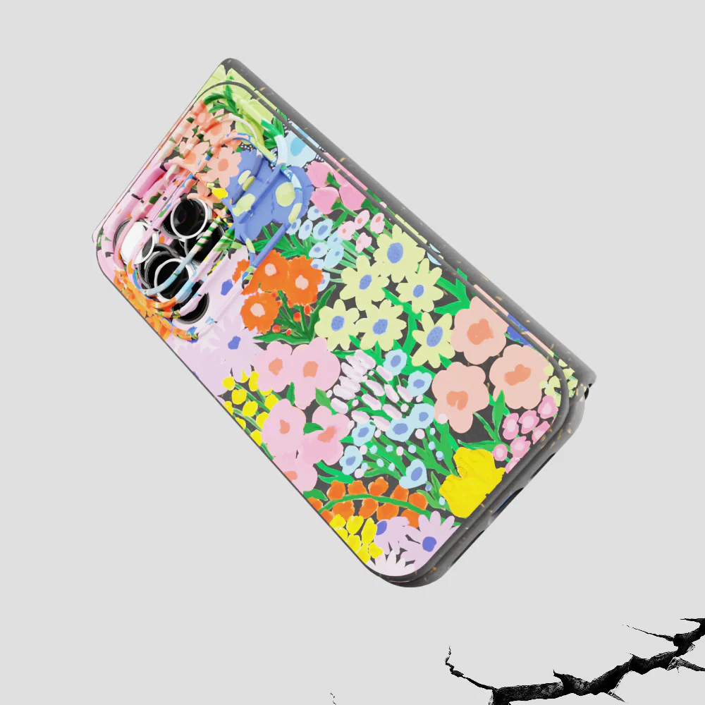 Electric Blue Underwater Blooms iPhone 16e/17e Case - Image 5