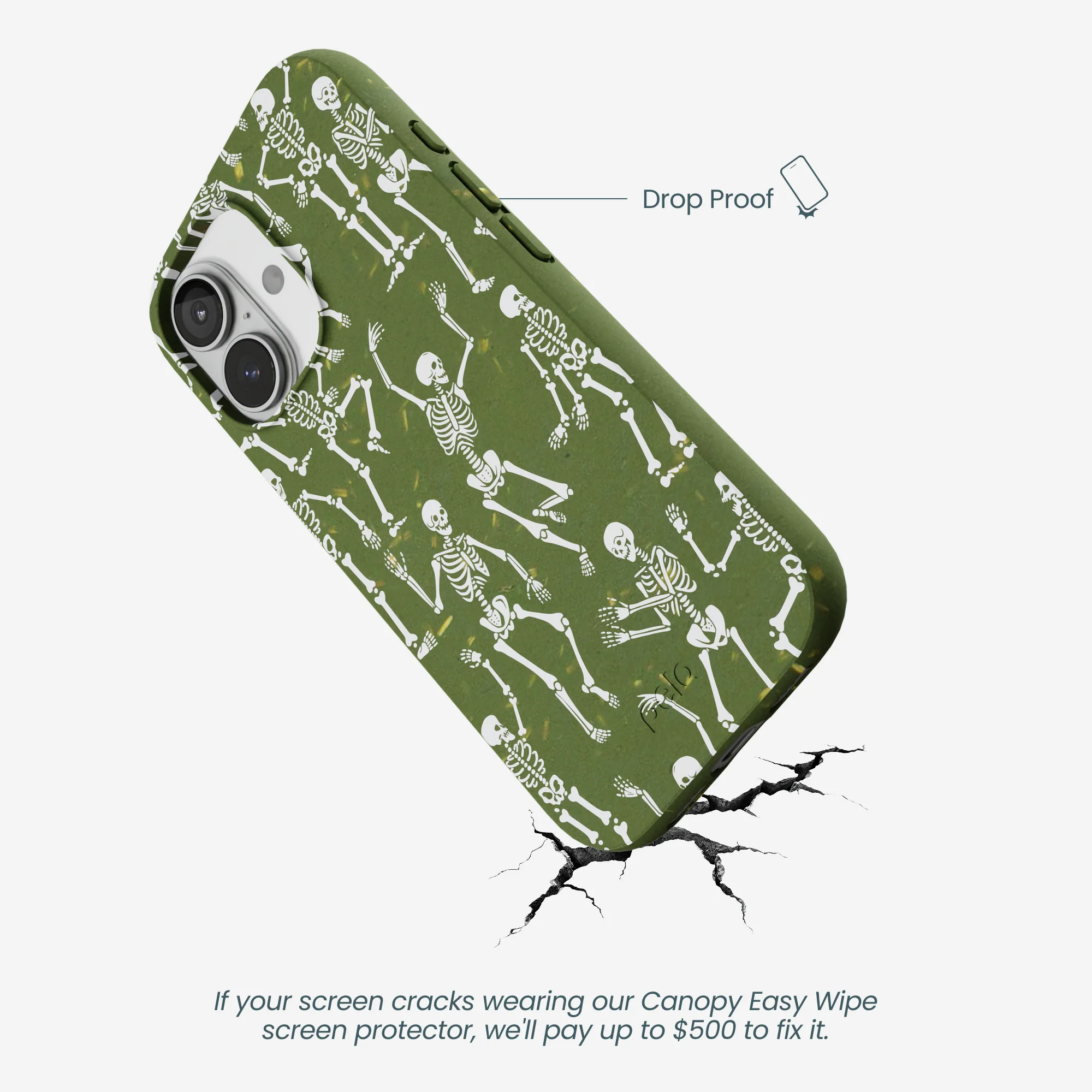 Forest Floor Boogie Bones iPhone 17 Case - Image 5