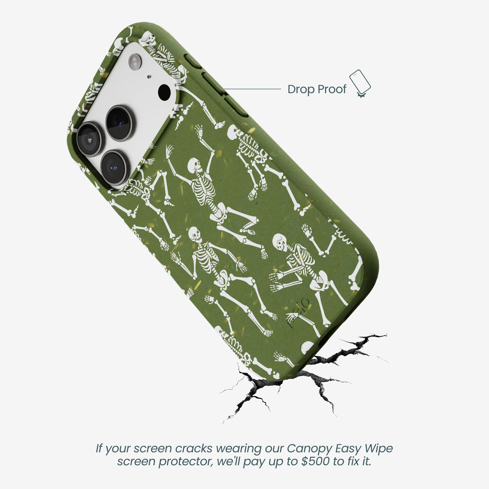 Forest Floor Boogie Bones iPhone 17 Pro Case - Image 5