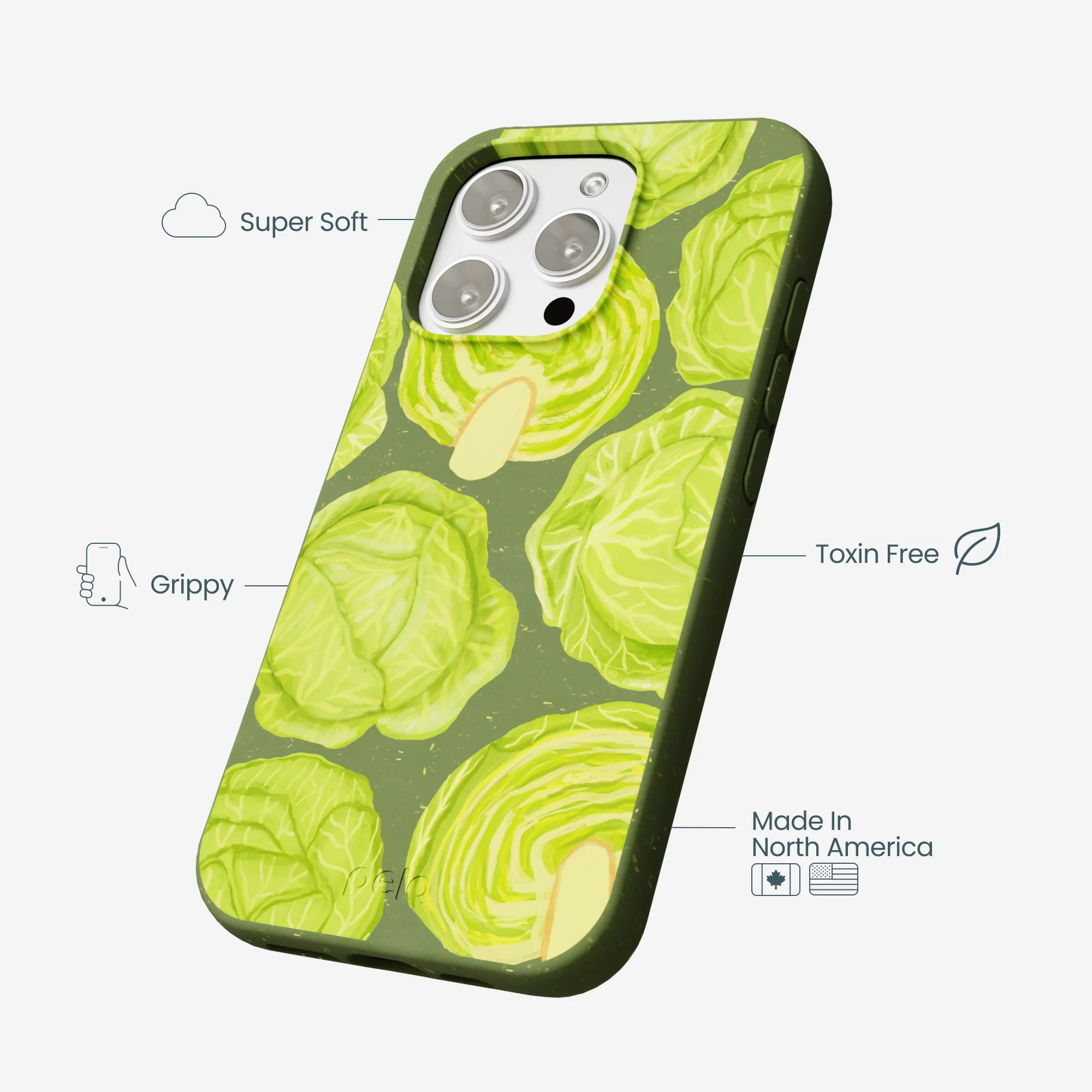 Forest Floor Cabbage Portraits iPhone 16 Pro Max Case - Image 4