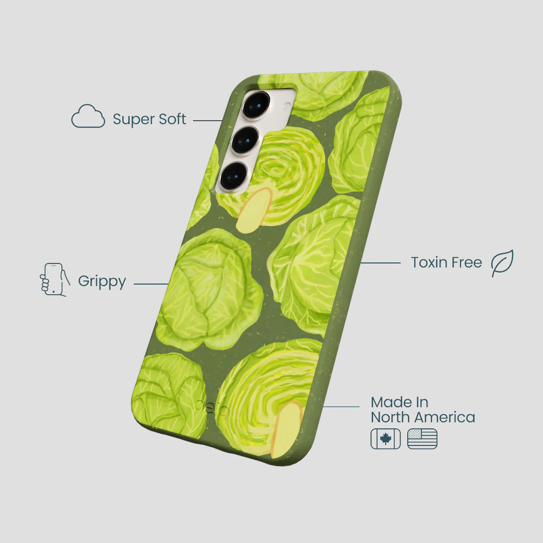 Forest Floor Cabbage Portraits Samsung Galaxy S24 Case - Image 4