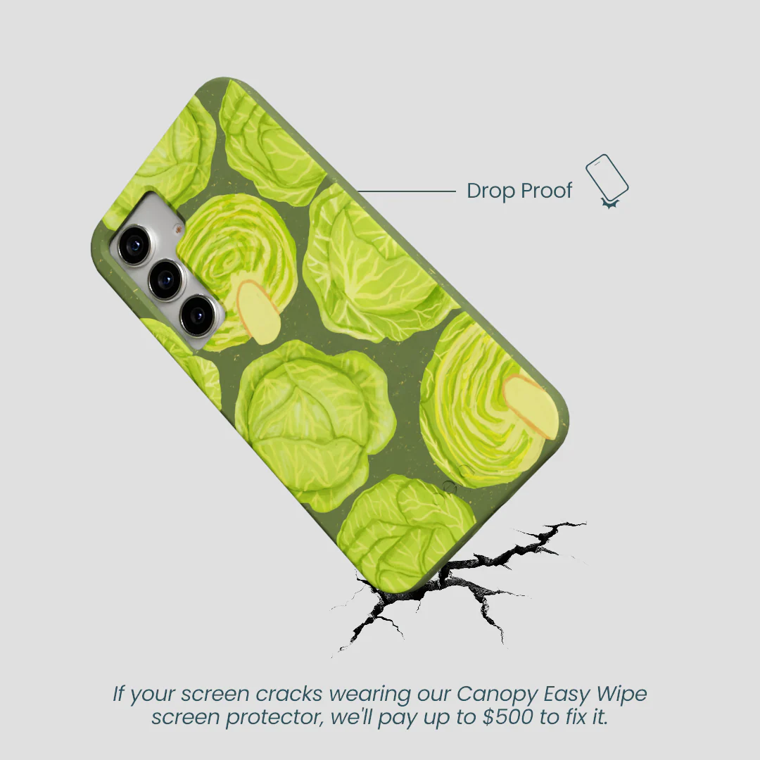 Forest Floor Cabbage Portraits Samsung Galaxy S25 Case - Image 5