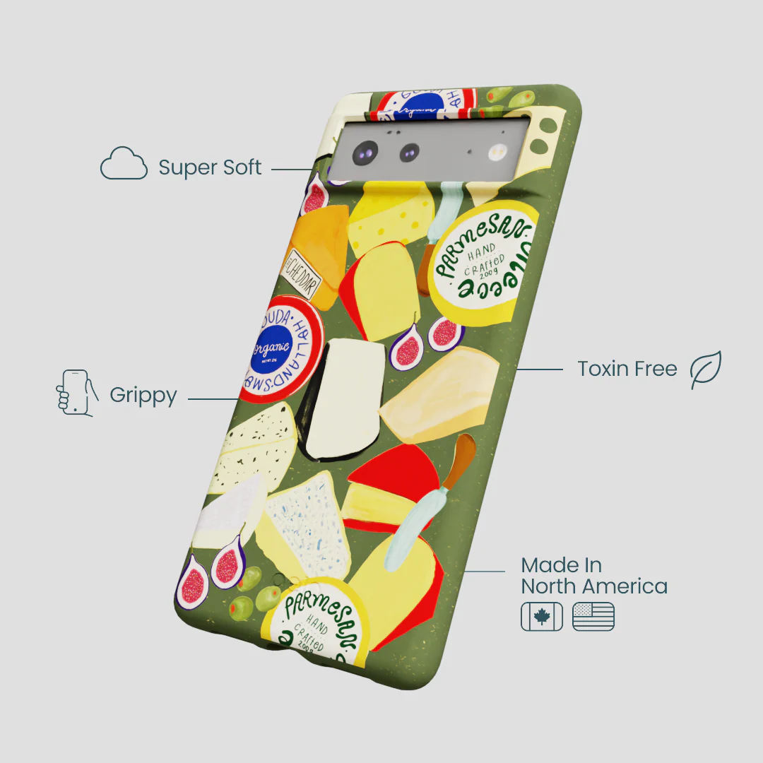 Forest Floor Cheese Spread Google Pixel 6a Case - Image 4