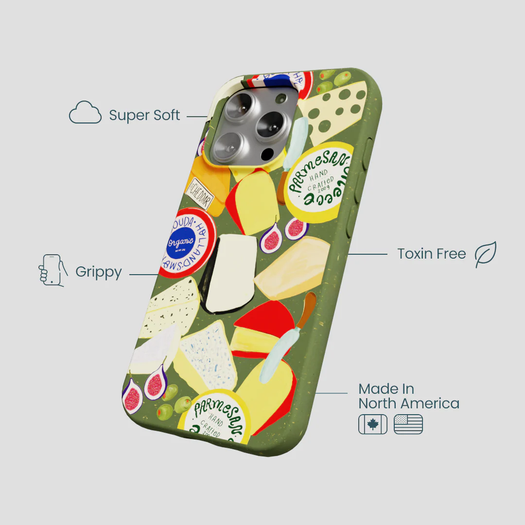 Forest Floor Cheese Spread iPhone 16 Pro Case - Image 4
