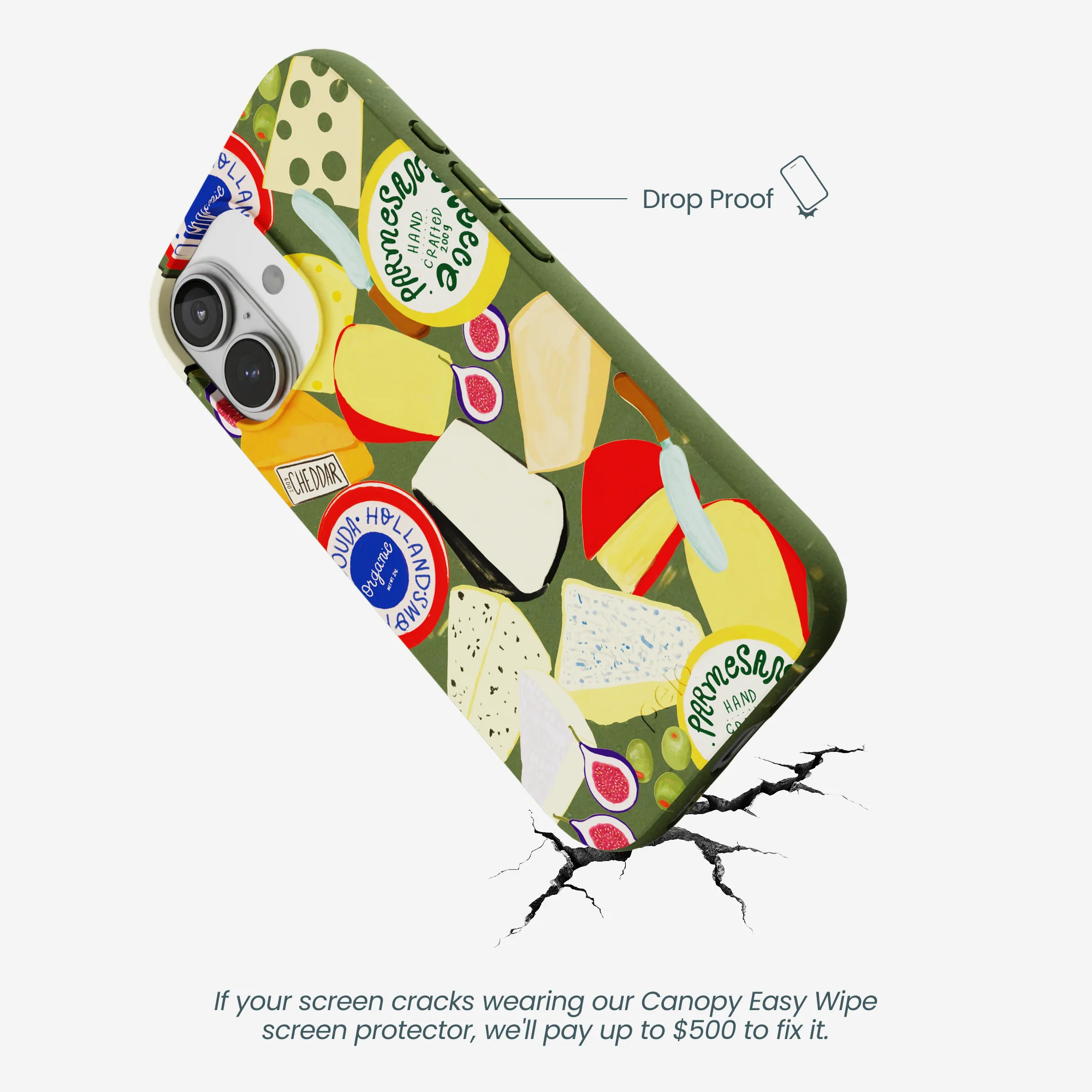 Forest Floor Cheese Spread iPhone 17 Case - Image 5