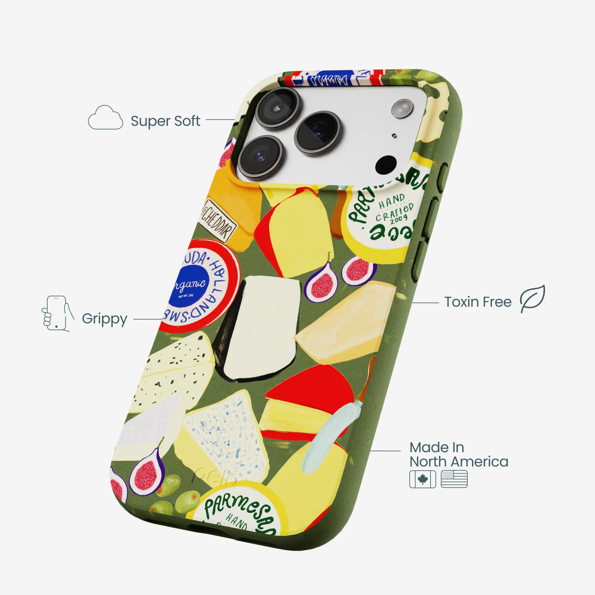 Forest Floor Cheese Spread iPhone 17 Pro Case - Image 4