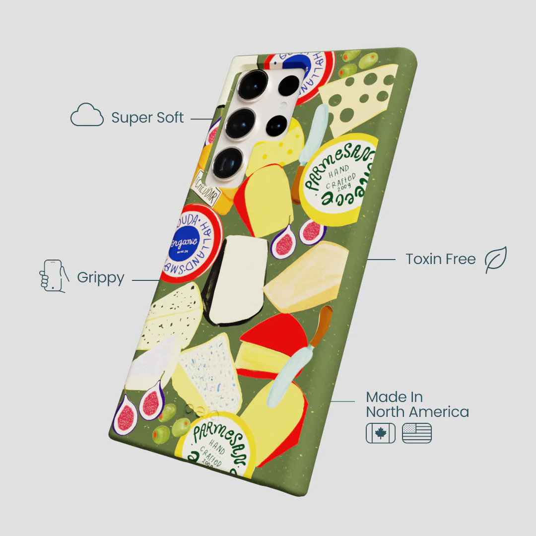 Forest Floor Cheese Spread Samsung Galaxy S24 Ultra Case - Image 4