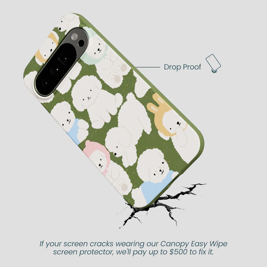 Forest Floor Cloud Poodles Google Pixel 10 Pro XL Case - Image 5