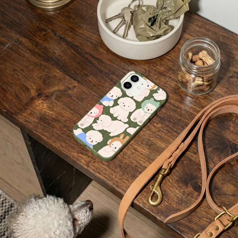 Forest Floor Cloud Poodles Google Pixel 6 Case - Image 2