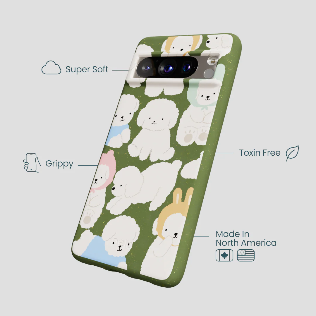 Forest Floor Cloud Poodles Google Pixel 8 Pro Case - Image 4