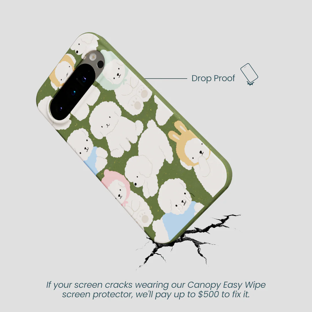 Forest Floor Cloud Poodles Google Pixel 9/9 Pro Case - Image 5
