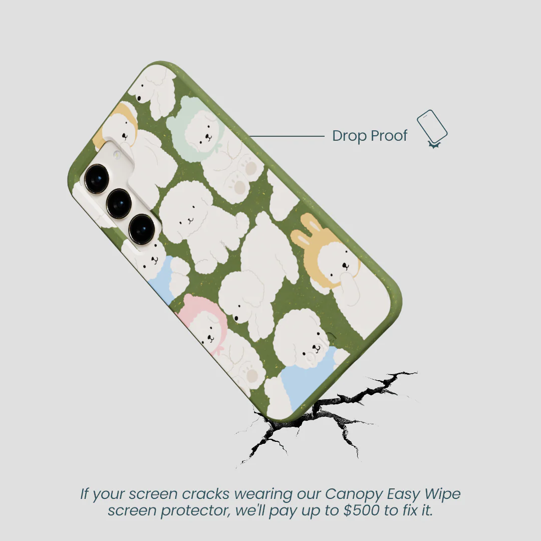 Forest Floor Cloud Poodles Samsung Galaxy S23 Case - Image 5