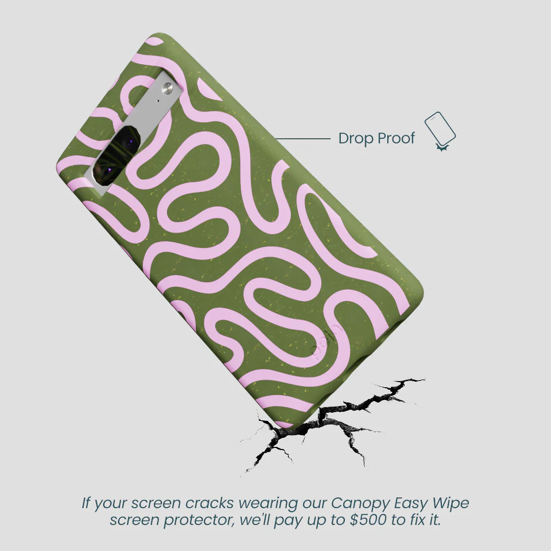 Forest Floor Cotton Curls Google Pixel 7a Case - Image 5