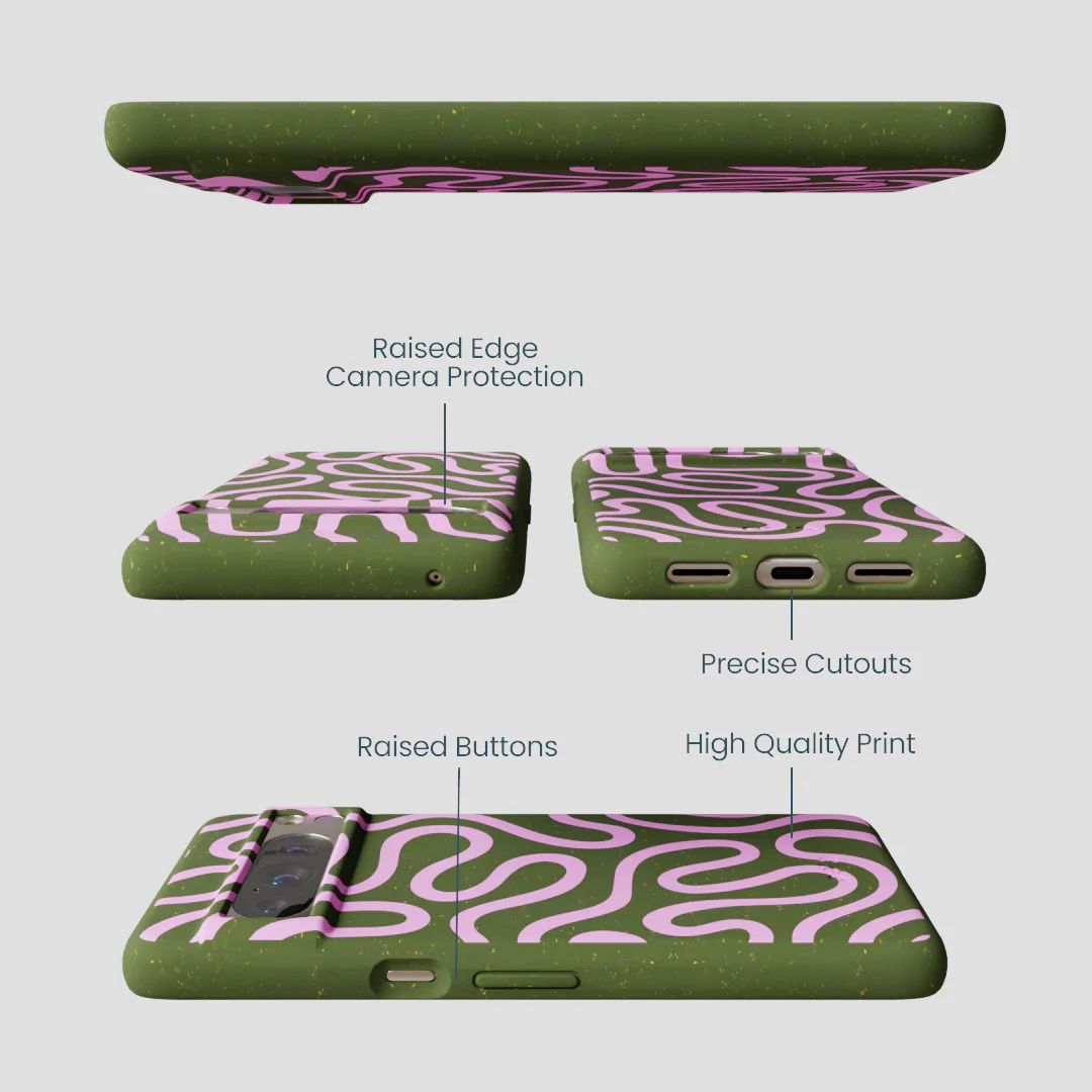 Forest Floor Cotton Curls Google Pixel 8 Pro Case - Image 3