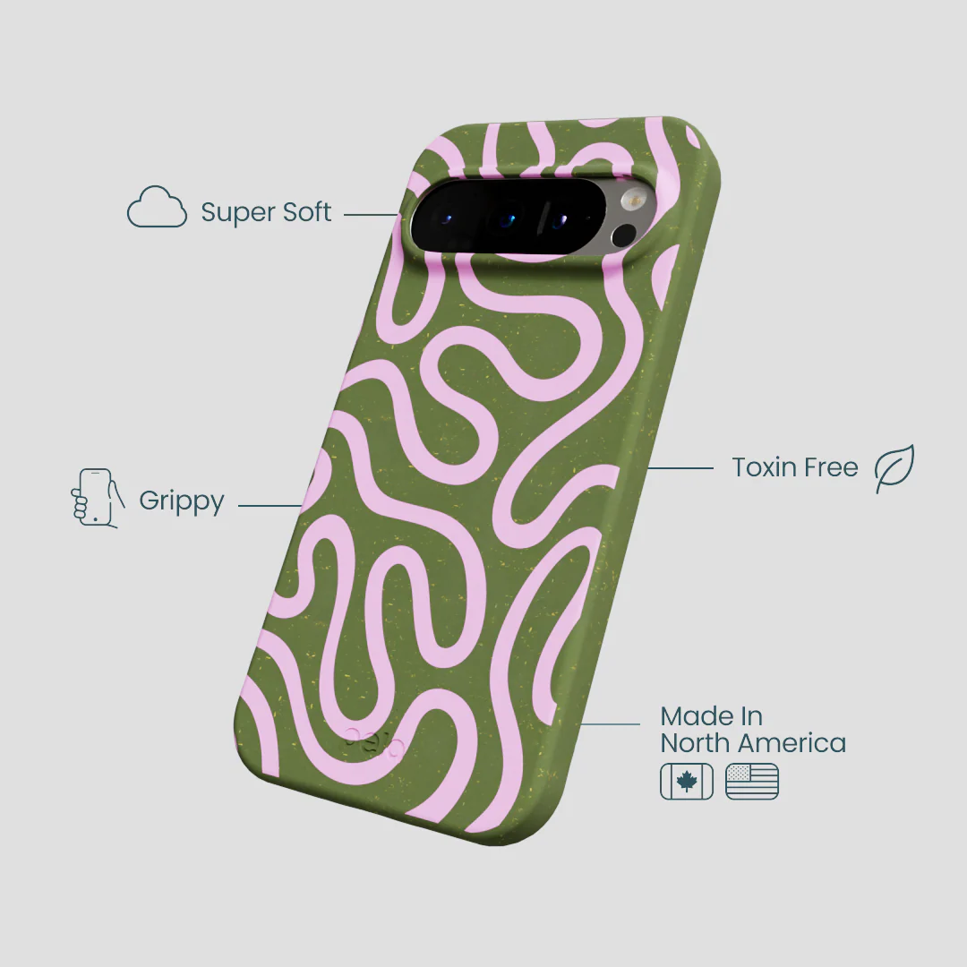 Forest Floor Cotton Curls Google Pixel 9/9 Pro Case - Image 4