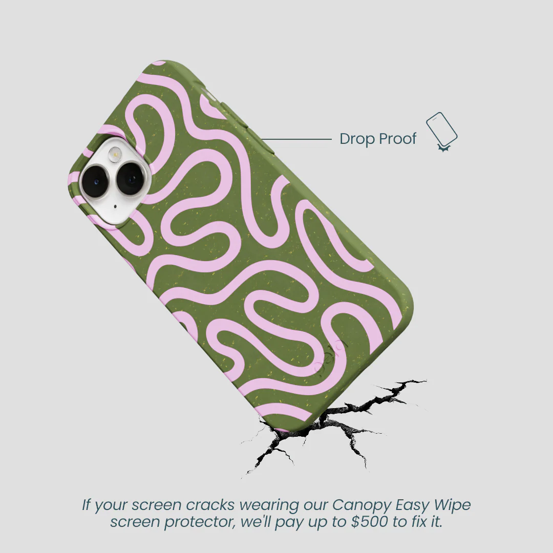 Forest Floor Cotton Curls iPhone 13 Case - Image 5