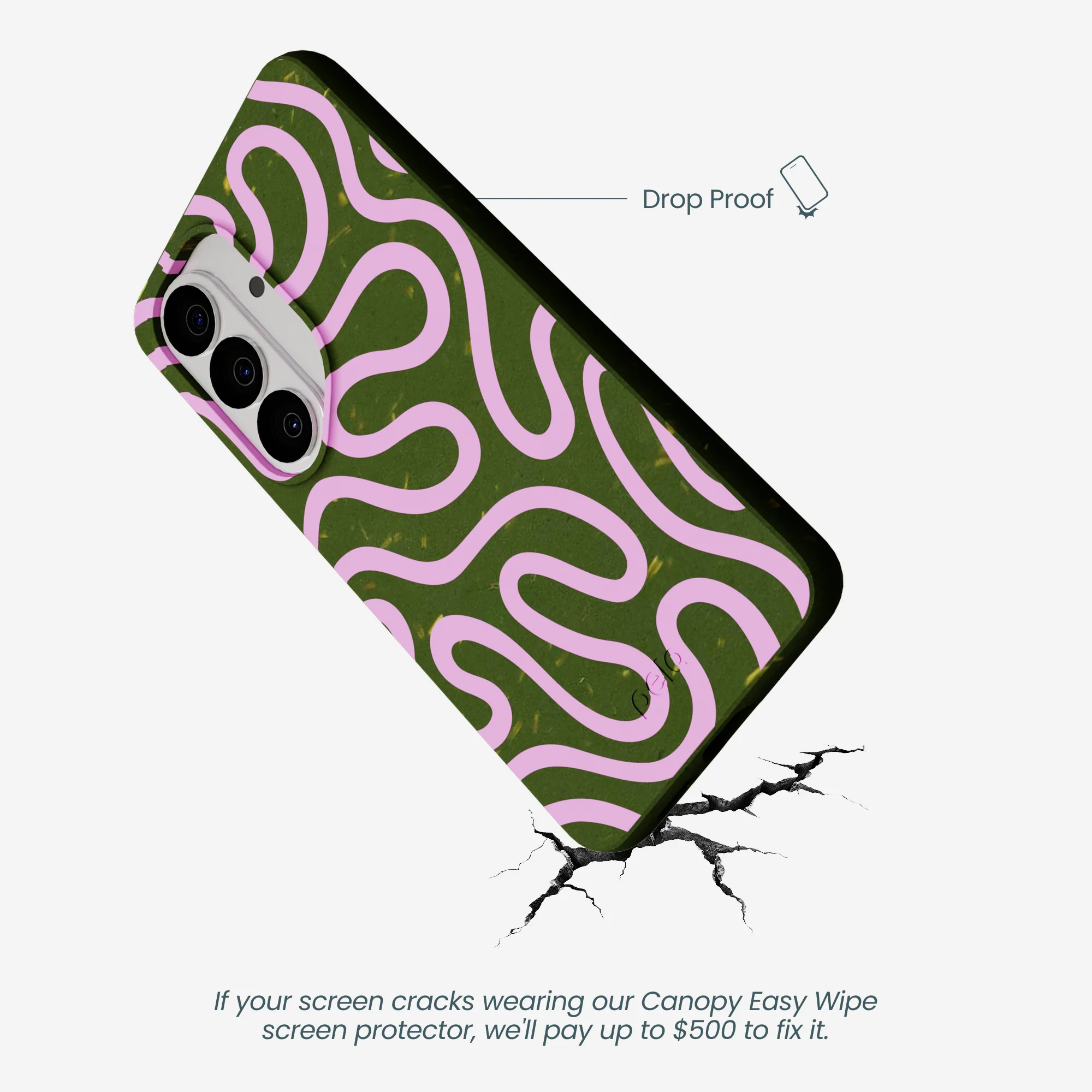 Forest Floor Cotton Curls Samsung Galaxy S26 Case - Image 5