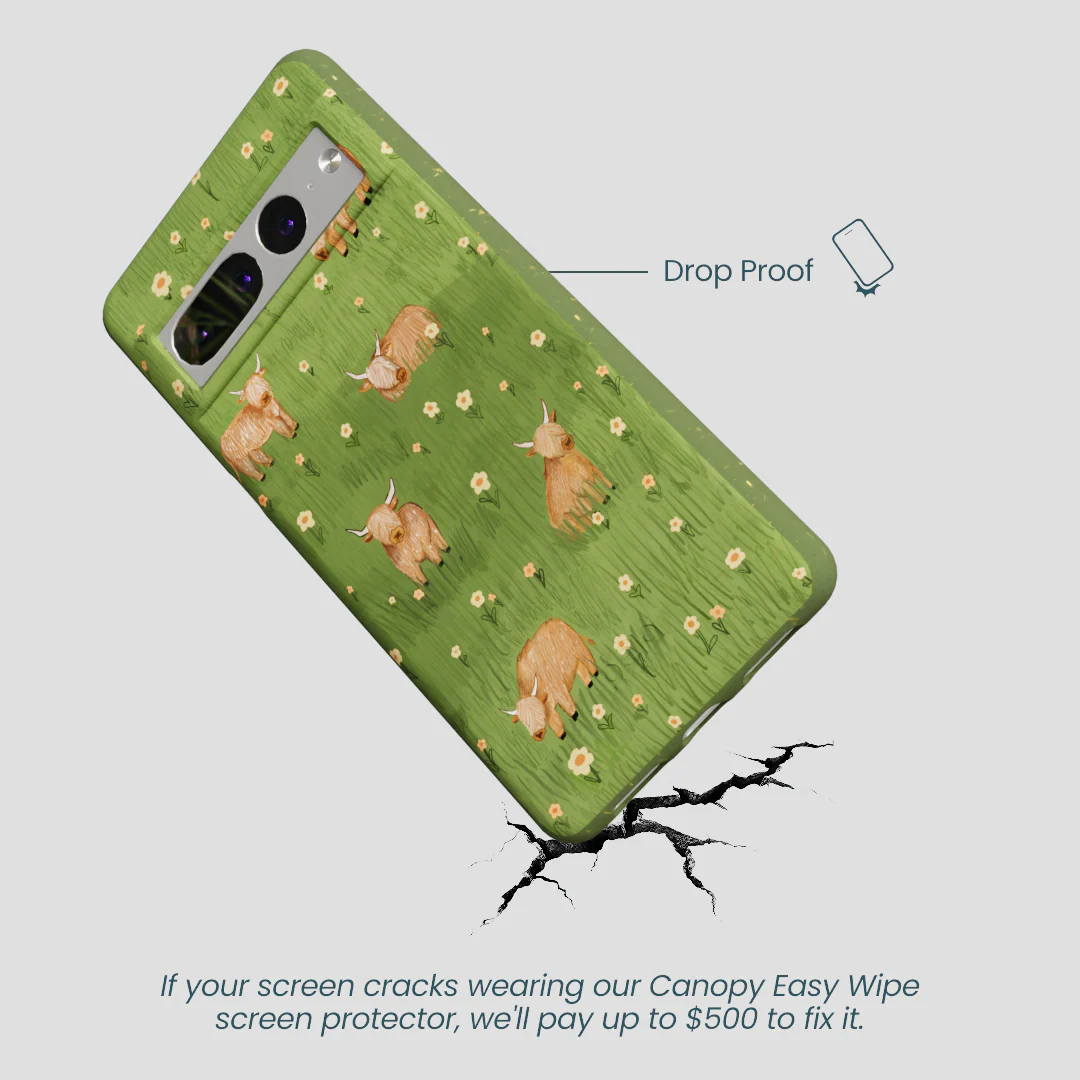 Forest Floor Cozy Cows Google Pixel 7 Pro Case - Image 4