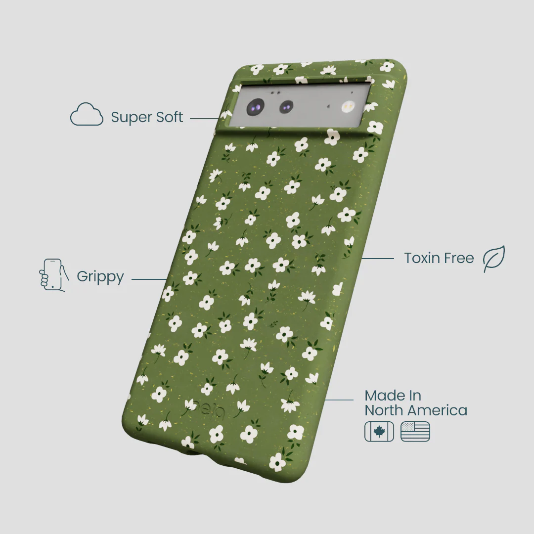 Forest Floor Ditzy Greens Google Pixel 6 Case - Image 4