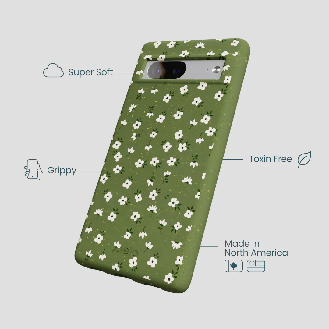 Forest Floor Ditzy Greens Google Pixel 7 Case - Image 4