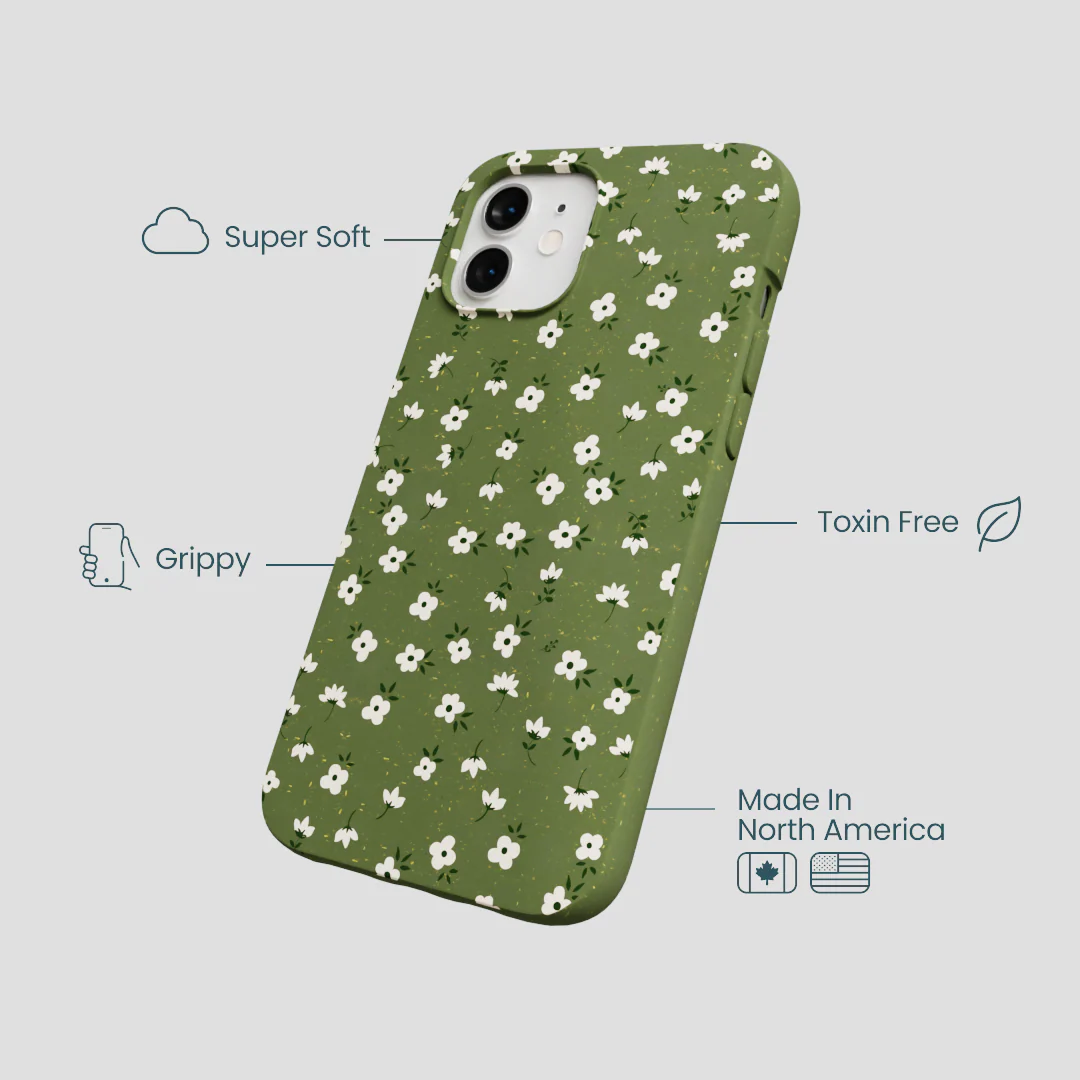 Forest Floor Ditzy Greens iPhone 12/ iPhone 12 Pro Case - Image 4