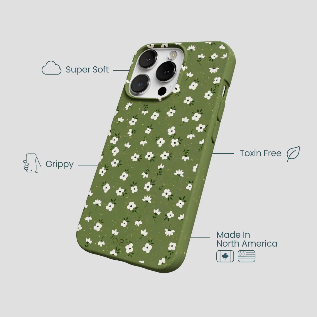 Forest Floor Ditzy Greens iPhone 13 Pro Case - Image 4