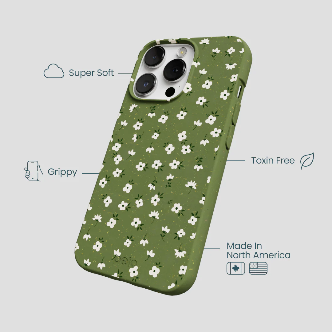 Forest Floor Ditzy Greens iPhone 13 Pro Max Case - Image 4