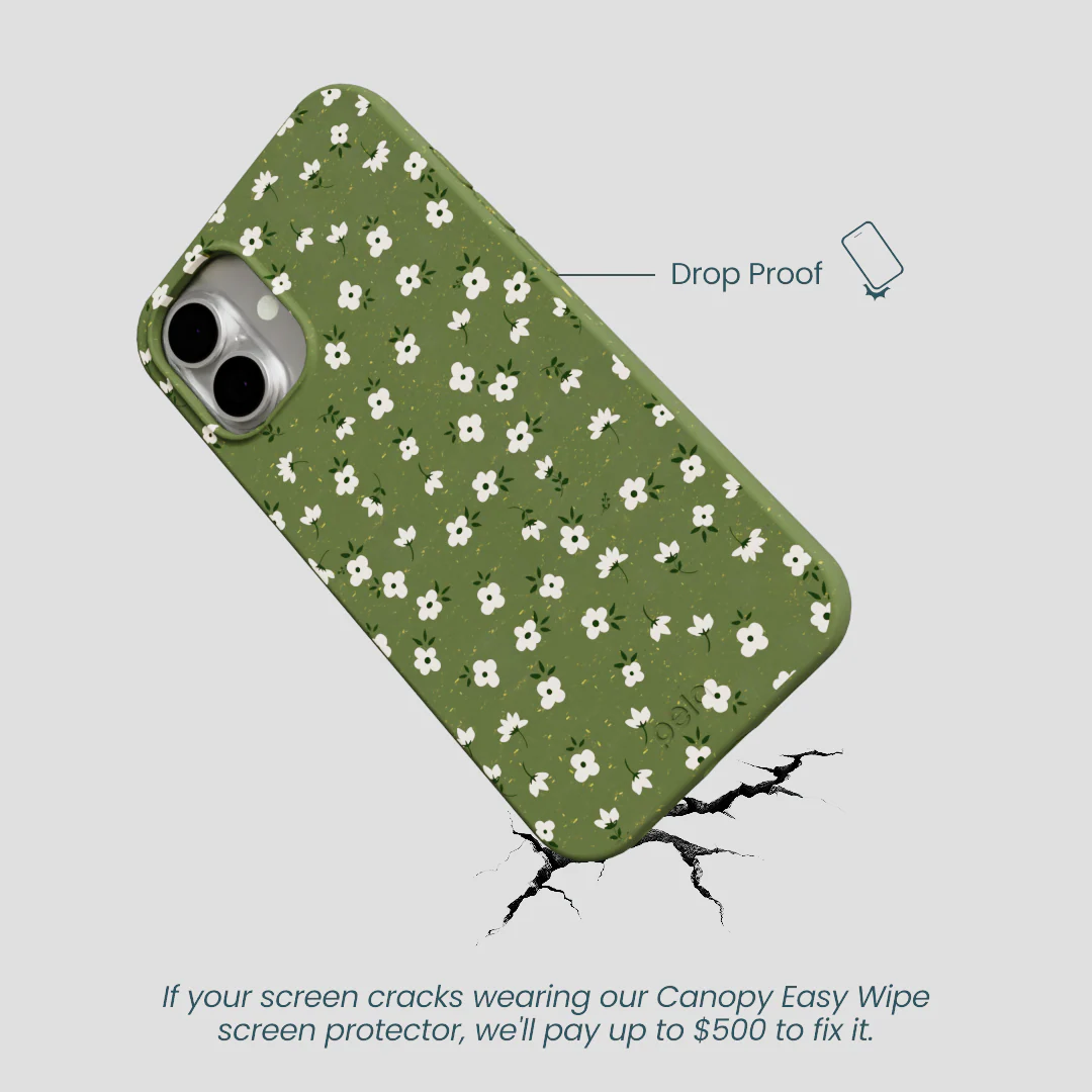 Forest Floor Ditzy Greens iPhone 16 Plus Case - Image 5
