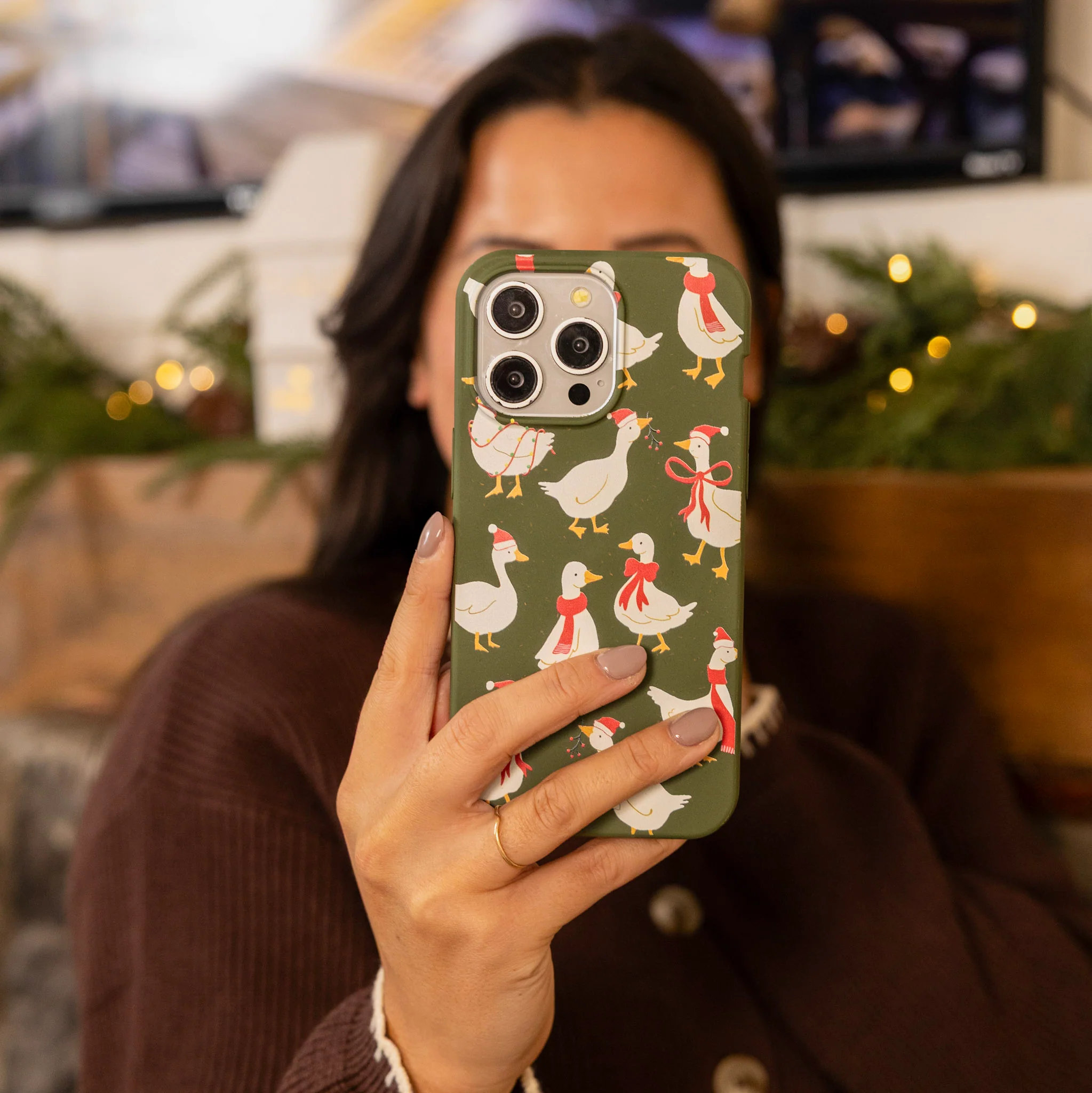Forest Floor Duck the Halls Google Pixel 8a Case - Image 6