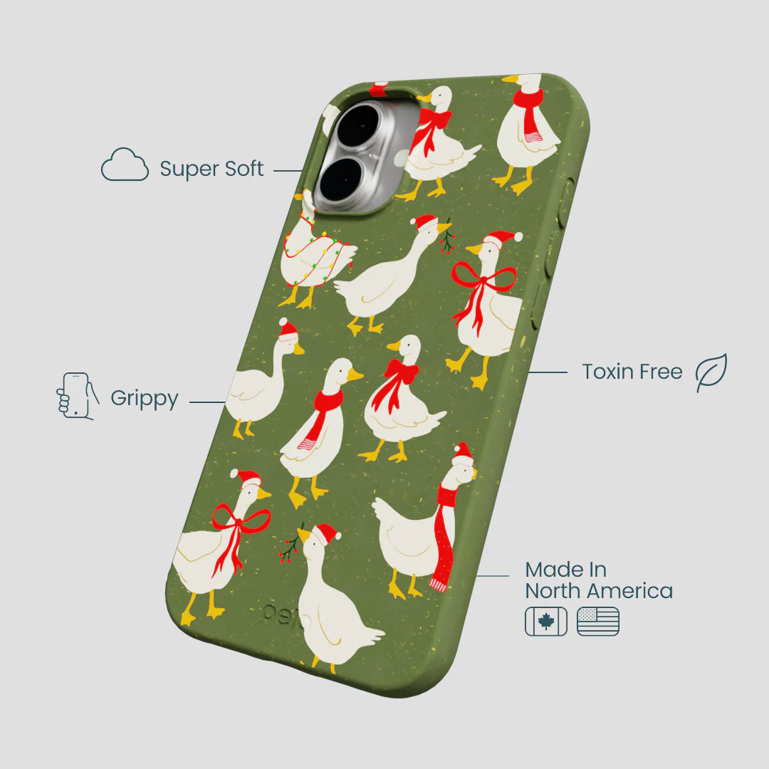 Forest Floor Duck the Halls iPhone 16 Plus Case - Image 4