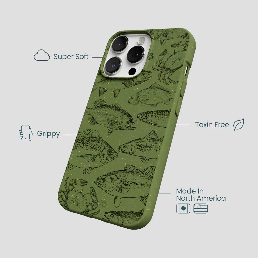 Forest Floor Fishing Lodge iPhone 13 Pro Max Case - Image 4
