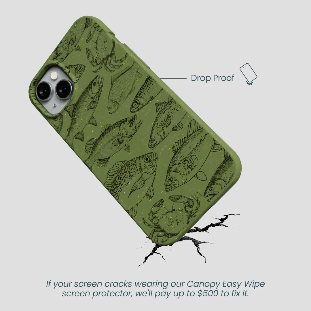Forest Floor Fishing Lodge iPhone 15 Plus Case - Image 5