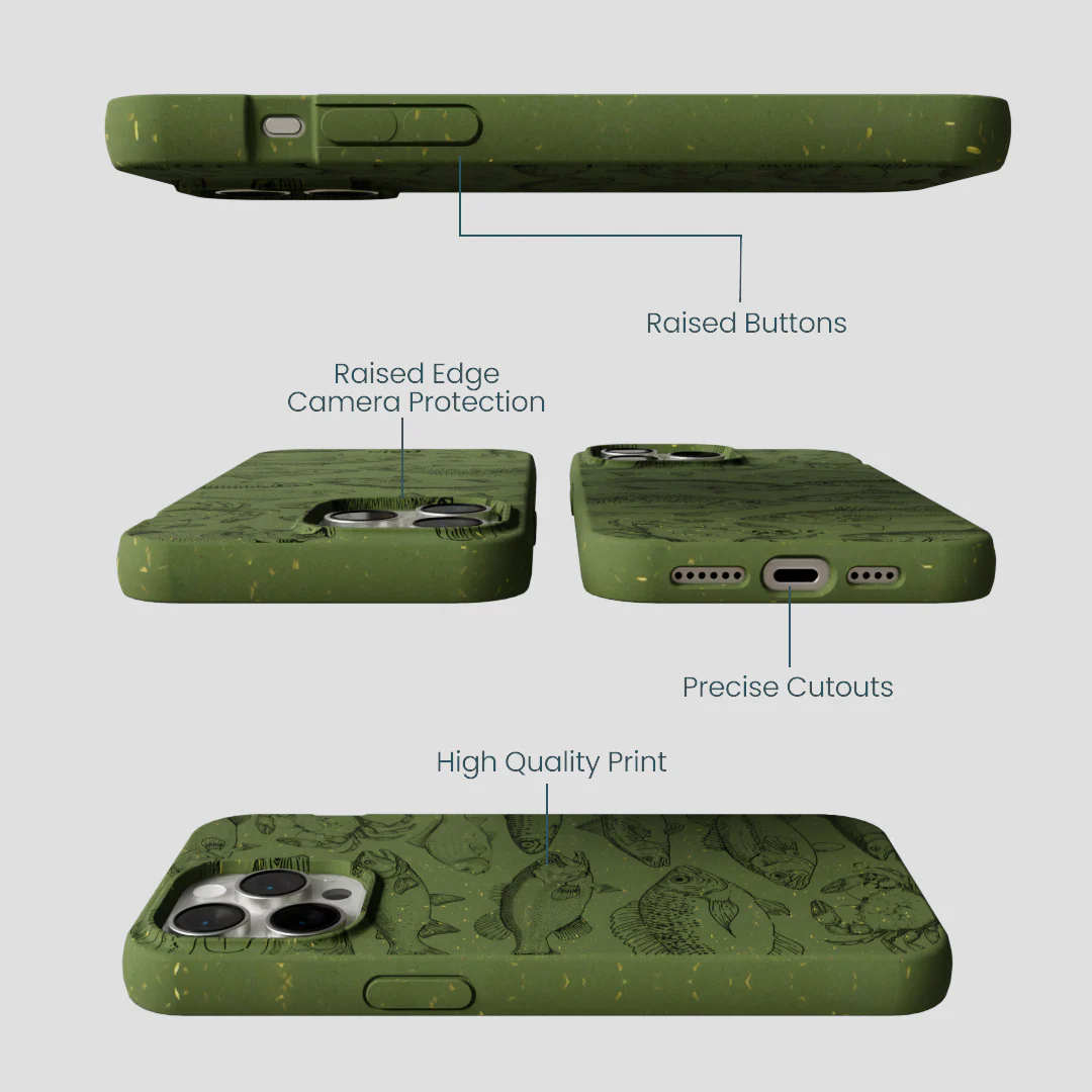Forest Floor Fishing Lodge iPhone 15 Pro Max Case - Image 3