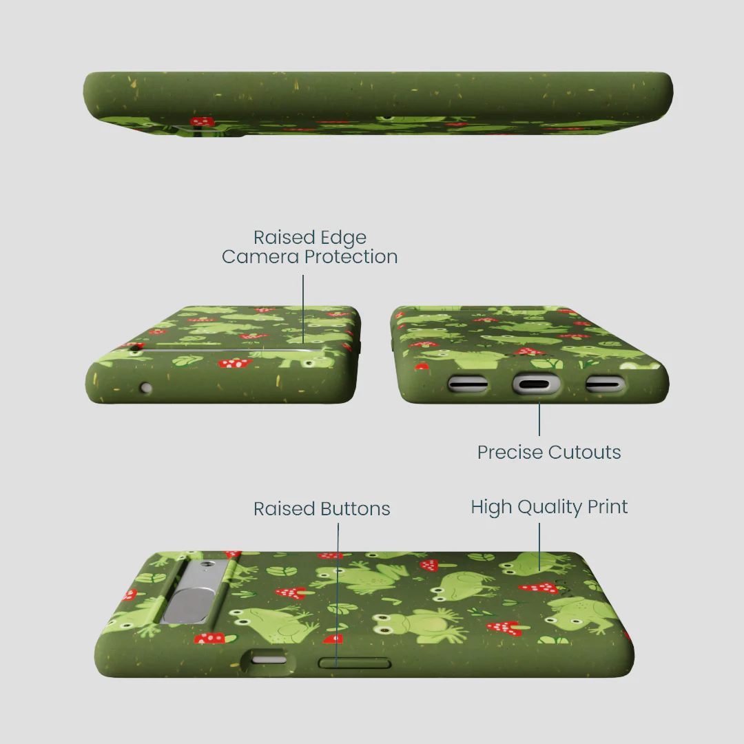 Forest Floor Frog Folk Google Pixel 7a Case - Image 3