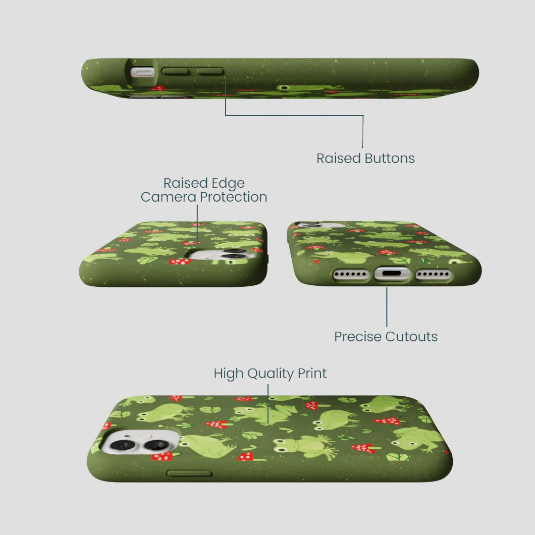 Forest Floor Frog Folk iPhone 11 Case - Image 3
