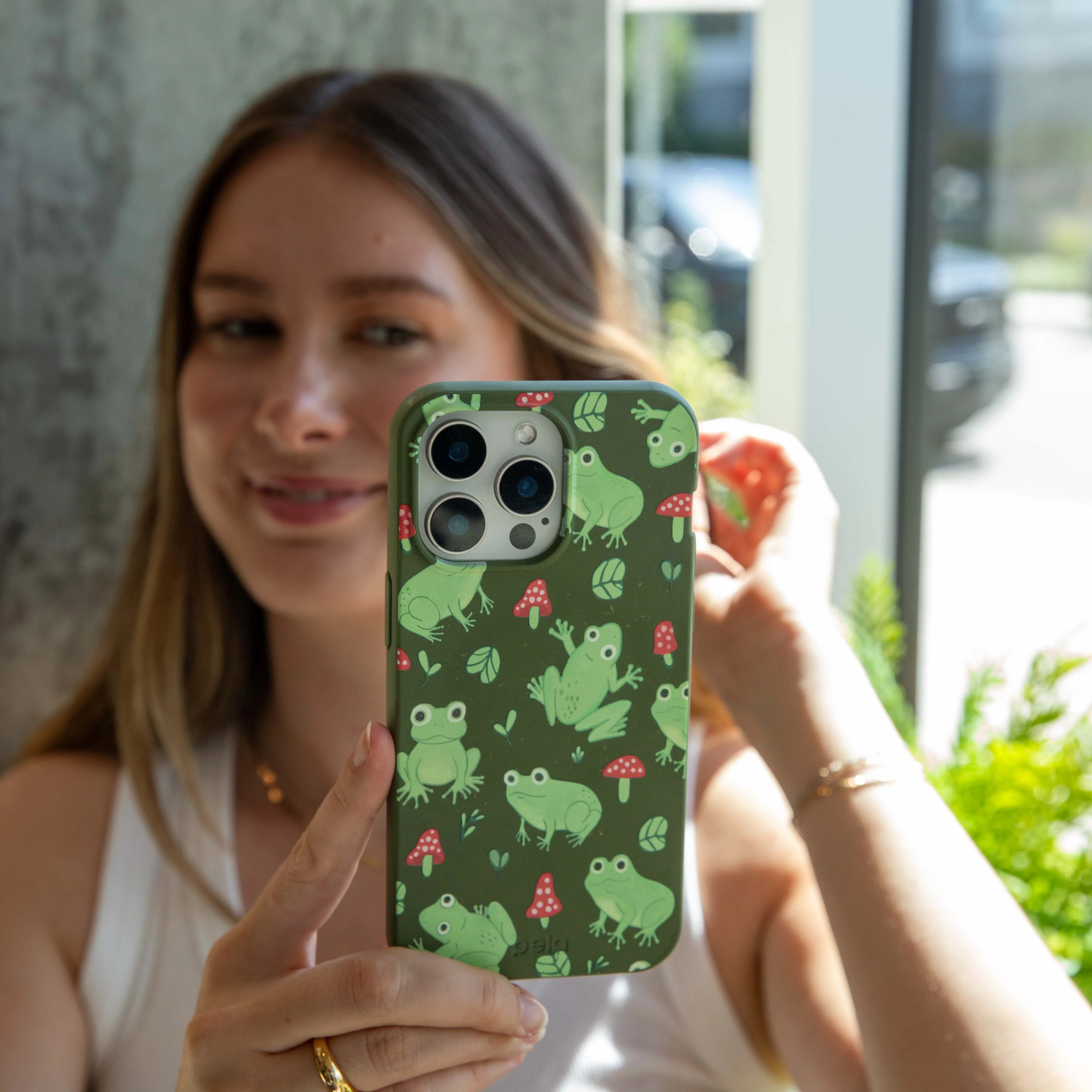 Forest Floor Frog Folk iPhone 14 Case - Image 6