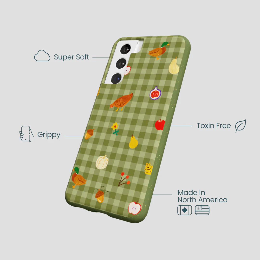 Forest Floor Harvest Folk Samsung Galaxy S21 Case - Image 4