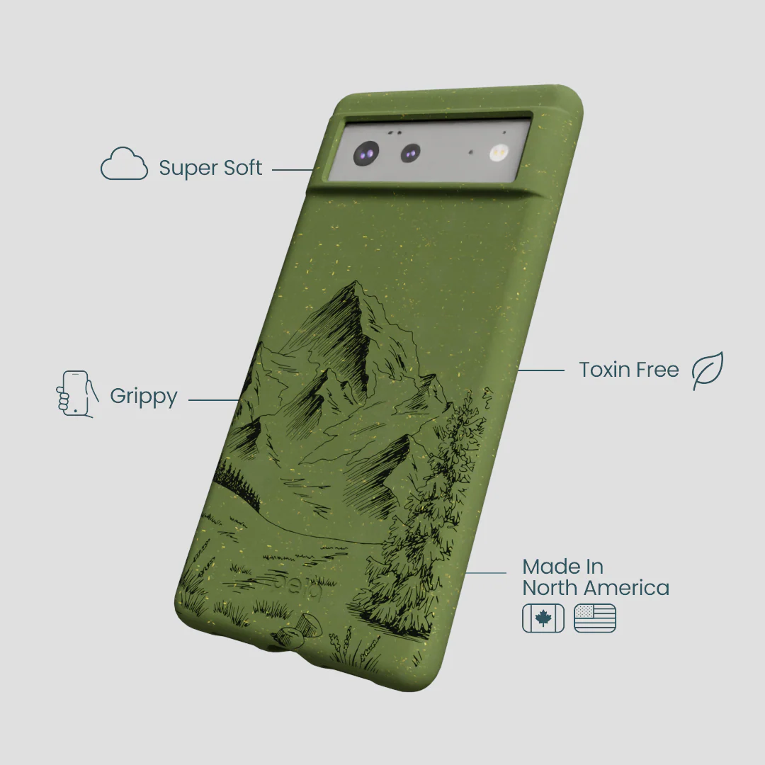 Forest Floor Line Ridge Google Pixel 6a Case - Image 3