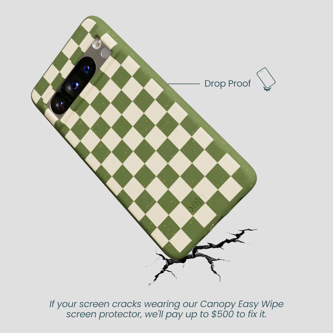 Forest Floor Matcha Check Google Pixel 8 Pro Case - Image 5