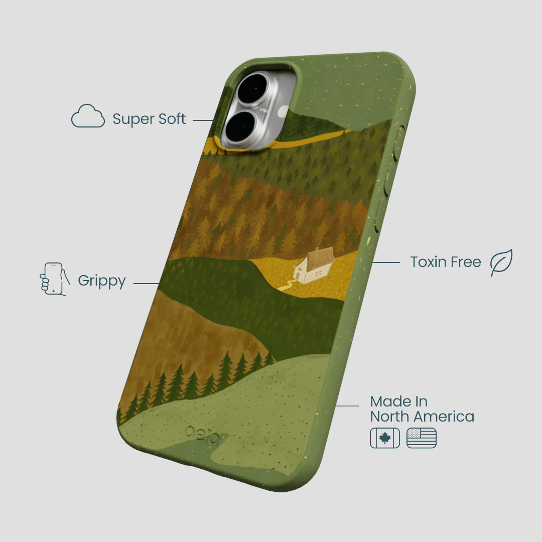 Forest Floor Mountain Nest iPhone 16 Plus Case - Image 4