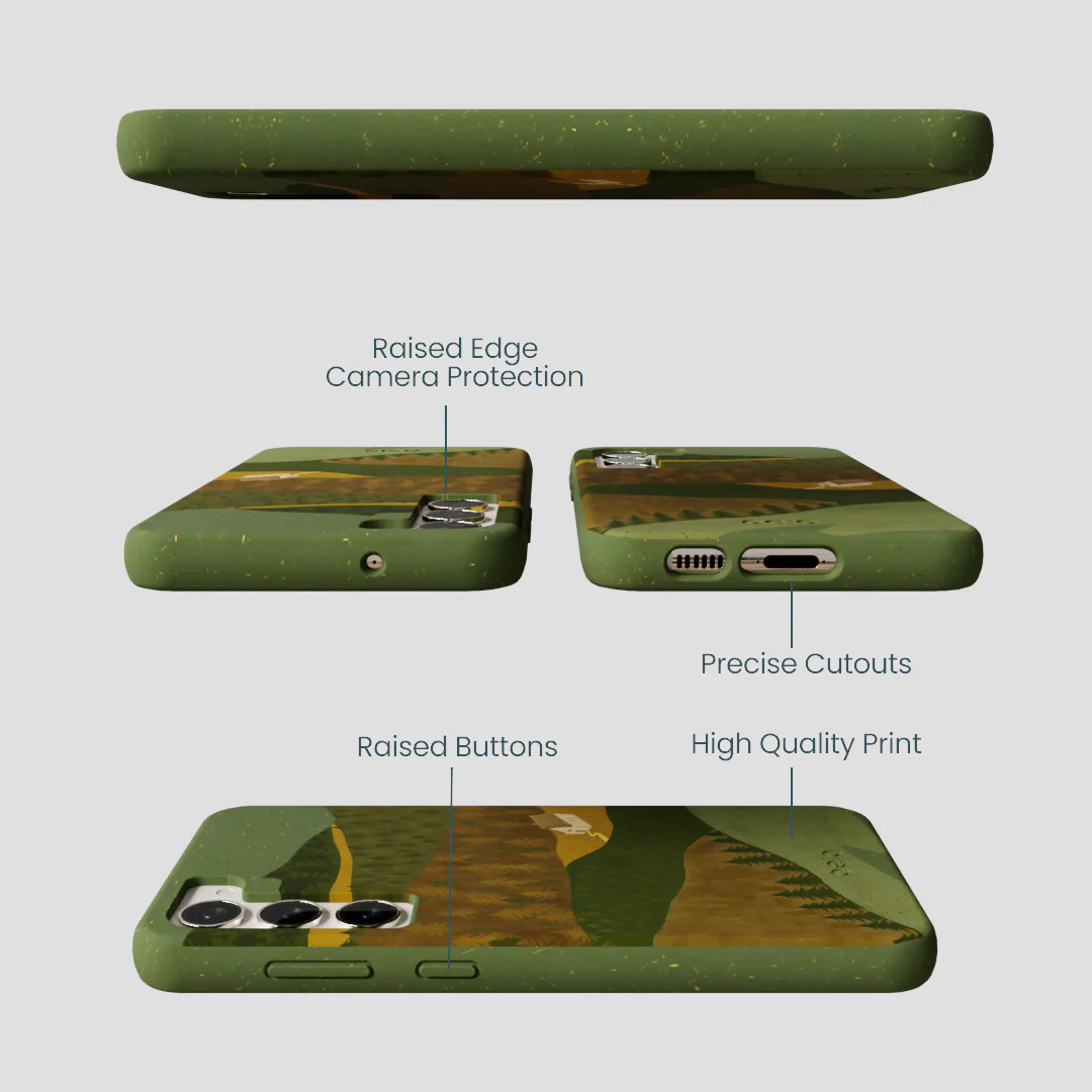 Forest Floor Mountain Nest Samsung Galaxy S24+(Plus) Case - Image 3
