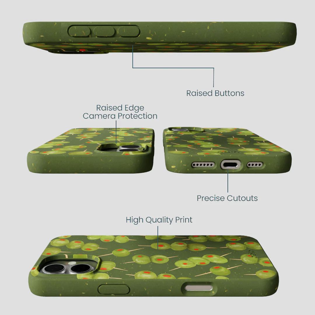 Forest Floor Olive Hour iPhone 16 Plus Case - Image 3