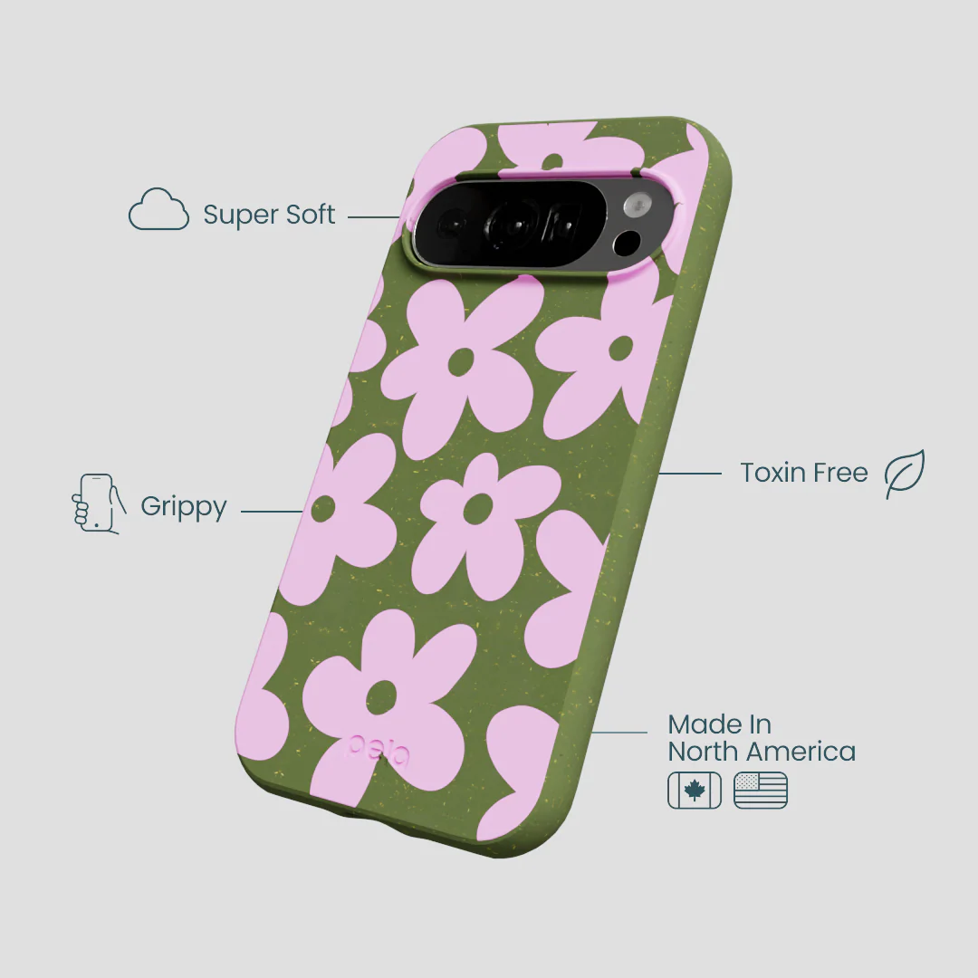 Forest Floor Pink Blooms Google Pixel 10/10 Pro Case - Image 4