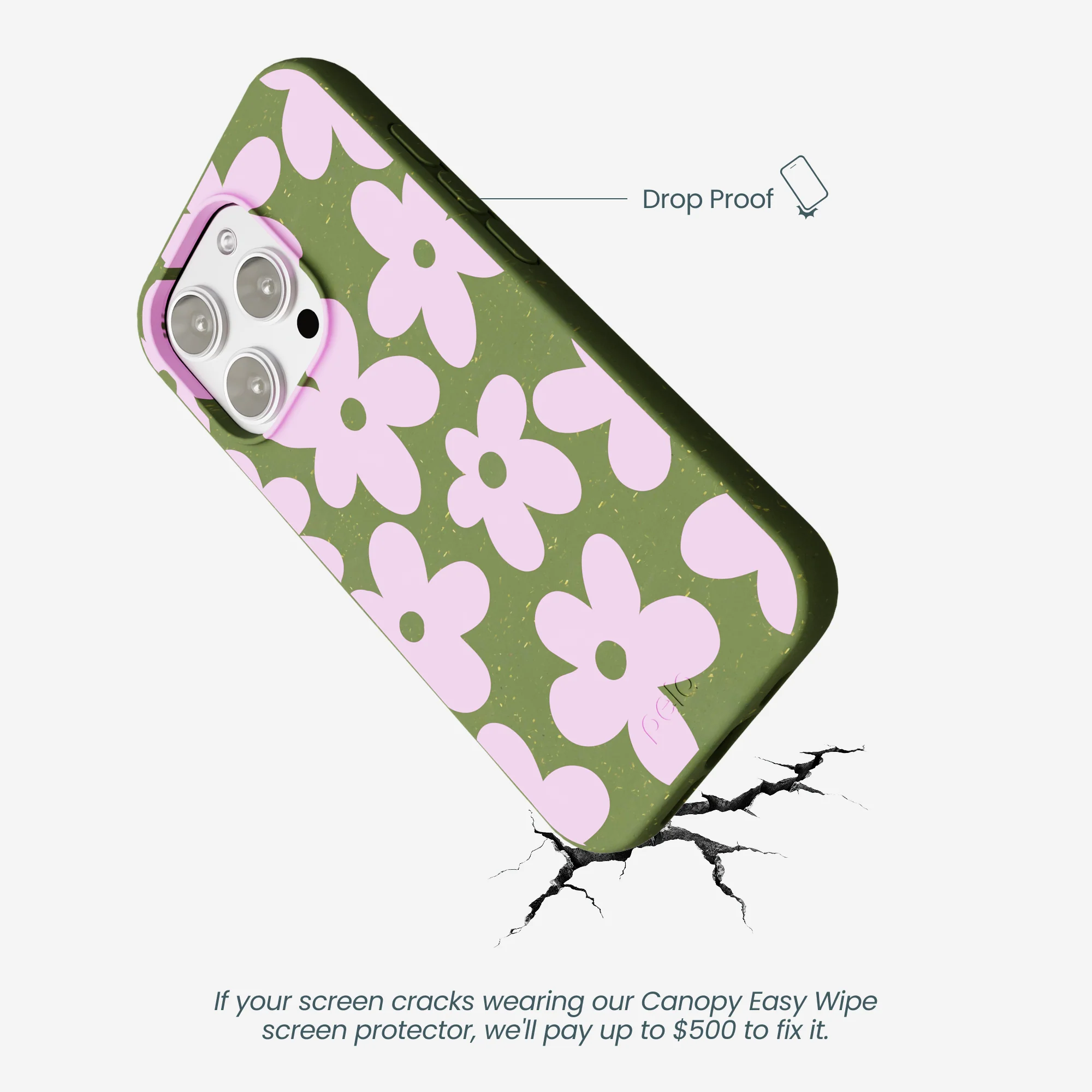 Forest Floor Pink Blooms iPhone 16 Pro Max Case - Image 5